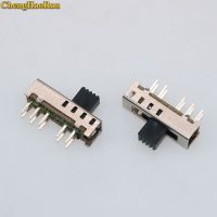 ChengHaoRan 1pcs SS24E01-G5 Slide Switches Vertical 10 Pin 4 Position Toggle Switch Flashlight Switch 2P4T DP4T DC 50V 0.5A