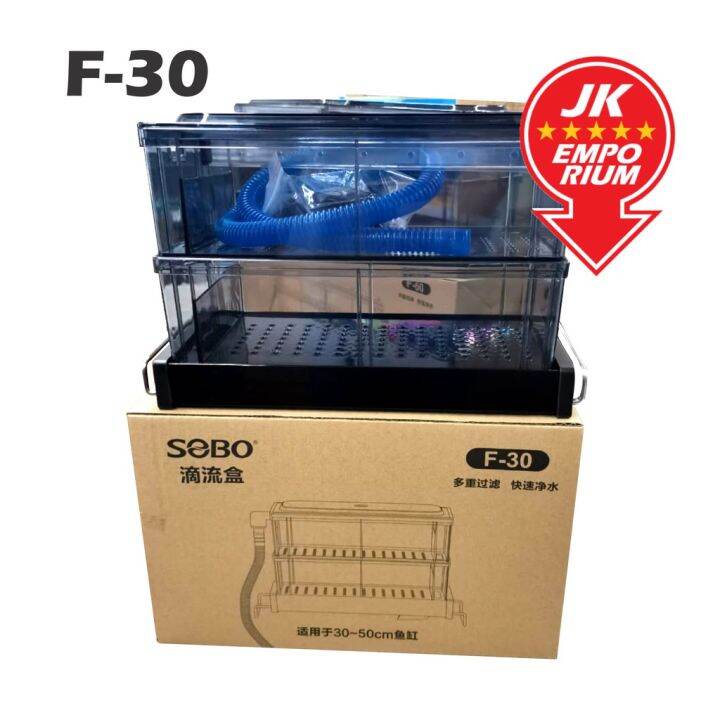 Sobo F30 (1 feet) Trickle Drip Filter Box 2 Layers 30cm Aquarium Top
