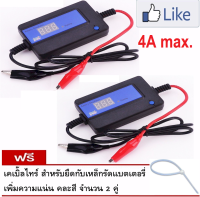 Desulfator หมอแบตรักษายืดอายุแบตเตอรรี่รถยนต์ที่เสื่อมสภาพ 12V-48V 4A max