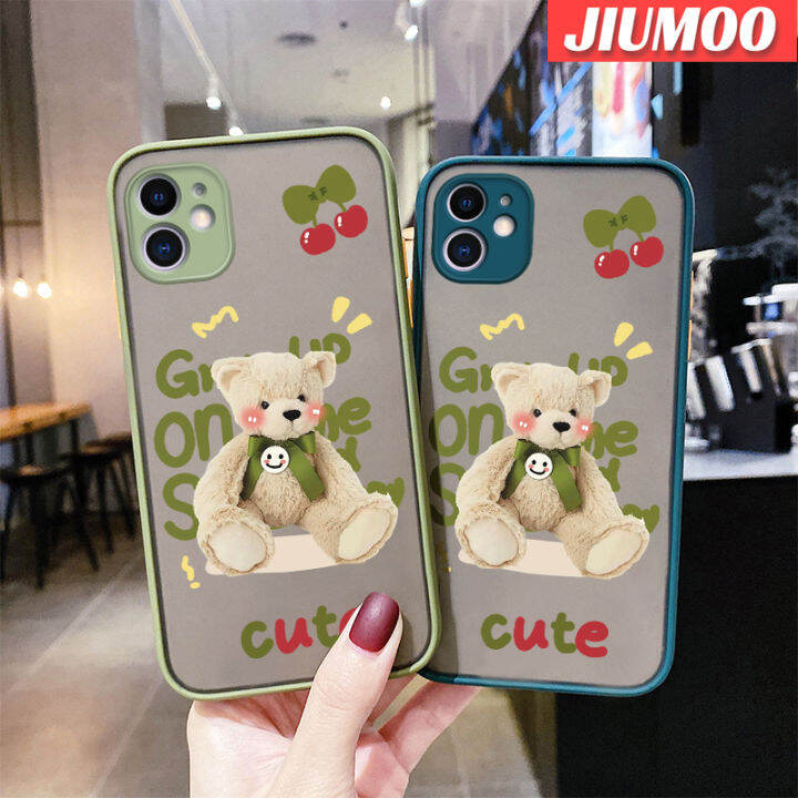 เคส-jiumoo-สำหรับ-huawei-nova-5t-honor-20-pro-เคสดีไซน์ใหม่ตุ๊กตาหมีน่ารักกันกระแทกแบบแข็งเคสซิลิโคนลายขอบคลุมทั้งหมดป้องกันเลนส์กล้องเคสนิ่ม