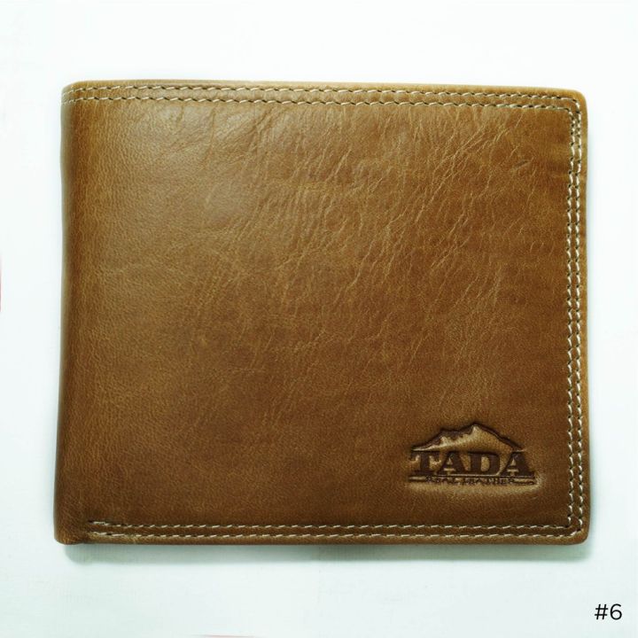 tada-leather-wallet-กระเป๋าสตางค์หนังวัวแท้-100-ใบสั้น-ช่องบัตรเยอะ-จุเหลือเชื่อ-โปรโมชั่นสุดพิเศษ-ลดสุงสุดถึง-50