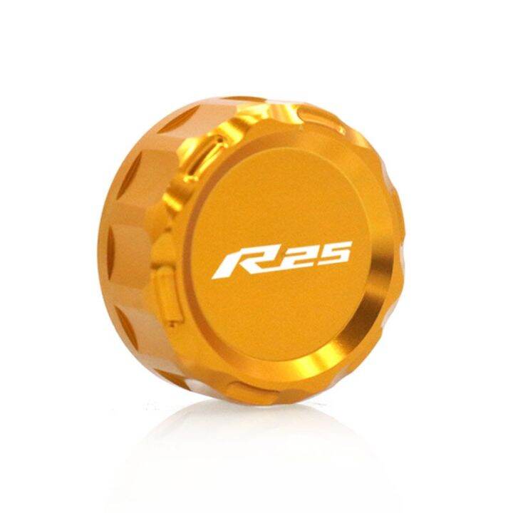 ฝาครอบถังของเหลวฝาถ้วยน้ำมันอุปกรณ์เสริมสำหรับยามาฮ่า-yzf-r3-yzf-r25-r3-yzf-yzfr3-r25มอเตอร์ไซค์