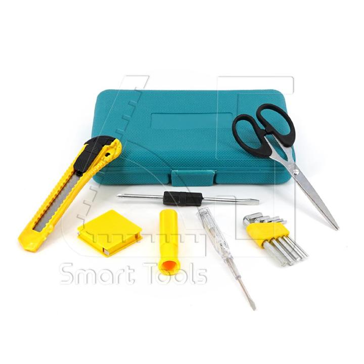 65smarttools-กล่องเครื่องมือ-ชุดเครื่องมือแบบพกพา-เครื่องมือช่าง-อุปกรณ์รวม-11-ชิ้น