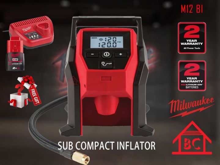 MILWAUKEE M12 SUB COMPACT INFLATOR M12 BI Lazada