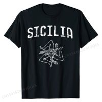 Sicilia Italy Sicily Sicilian Siciliano Italia Italian Tshirt Printed On T Shirts Faddish T Cotton Men