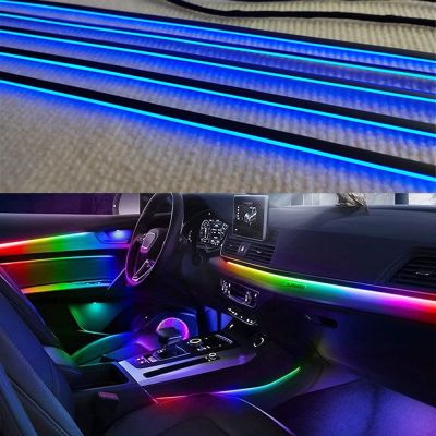 【CC】 Car Interior Ambient Guide Strip Backlight Atmosphere Lamp Accessories