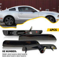 SXN ไฟเครื่องหมายไฟ LED ด้านข้างรถยนต์4ชิ้นสำหรับ Ford Mustang 2010 2011 2012 2013 2014ด้านหน้า &amp; ด้านหลังโคมไฟแอลอีดีสีแดงอำพัน12V