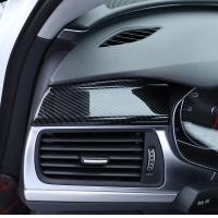 New Product Car Styling Carbon Fiber Color Center Console Navigation Panel Cover Trim For Audi A6 C7 A7 Interior Auto Accessories