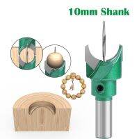 1PC 10mm Shank Router Bit Buddha Beads Ball Milling Cutter คาร์ไบด์งานไม้ลูกปัด เจาะ บิตสําหรับไม้ End Mill Hand Tool 6-30mm