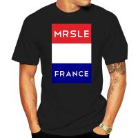 เสื้อยืด คอกลม พิมพ์ลาย Marseille France น่ารัก คุณภาพสูง สไตล์ฮาราจูกุ สําหรับผู้ชาย