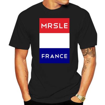 เสื้อยืด คอกลม พิมพ์ลาย Marseille France น่ารัก คุณภาพสูง สไตล์ฮาราจูกุ สําหรับผู้ชาย
