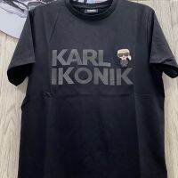 Karl Lagerfeld graphic cotton O-neck T-shirt for men