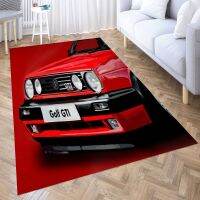 Golf MK2 GTI minimal 3D Printing Room Bedroom Anti-Slip Plush Floor Mats Home Fashion Carpet Rugs New Dropshipping