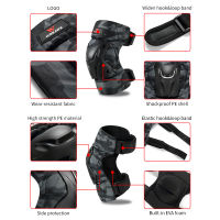 WOSAWE Camo Knee Elbow Protector EVA Pads Cycling Motorcycle Ski Snowboard Bike Volleyball Brace Support Adjustable Straps