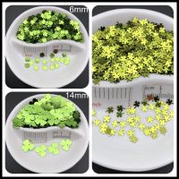 ELEGANT 4mm Clover Leaf PVC loose Sequins Paillettes for Nail Art Manicure Wedding ConfettiAccessories for Ornament/Crafts