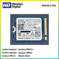 [เพื่อส่งพร้อม] SN530 WD PC 512G M.2 2230 NVMe เอสเอสดีของเครื่องพีซีสำหรับ Microsoft Surface Laptop 3 &amp; 4 /Surface Pro X/pro 7 + &amp; 8