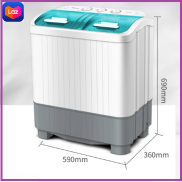 Máy giăt mini AUX 2 lồng giặt XPB56-98H, 5.6kg đồ