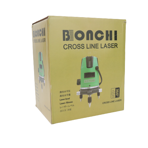 bonchi-เครื่องวัดระดับเลเซอร์-ระดับน้ำเลเซอร์-5-เส้น-360-องศา-พร้อมกล่องเก็บอุปกรณ์-แถมฟรี-ขาตั้งวัดระดับ