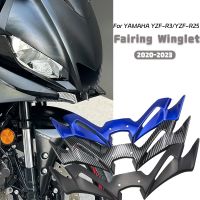 MKLIGHTECH For YAMAHA YZF-R3 YZF-R25 YZF R3 R25 2020-2023 Motorcycle Accessories Aerodynamic Windshield  Fairing Winglet