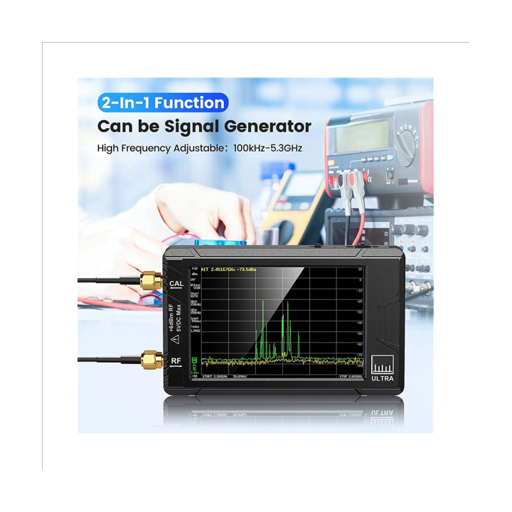ultra-4inch-spectrum-analyzer-handheld-tiny-sa-frequency-analyzer-100khz-5-3ghz-add-32gb-card-network-tester