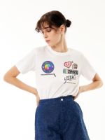 สินค้าใหม่ iCONiC RAINBOW SCOUT T-SHIRT #7449 เสื้อยืด สีรุ้ง เสื้อยืดพิมพ์ลาย เสื้อยืดแฟชั่น เสื้อยืดขาว เสื้อยืดไฮโซ