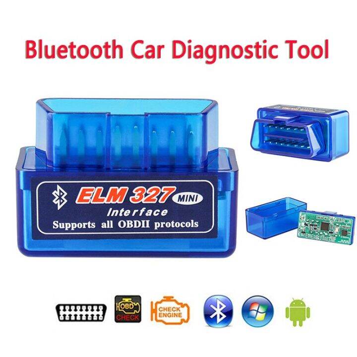 Bluetooth Car Diagnostic OBD 2 V2.1 Auto Scanner Mobil Pembaca Kode