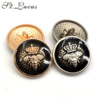 【CW】 Fashion decorative buttons British style bee shape sewing for women suit overcoat garment accessories