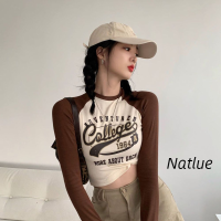 Natlux เสื้อแขนยาวผญ เสื้อคลุมหญิง เสื้อกันหนาว ผญ เสื้อสเวตเตอร์ เสื้อไหมพรมผญ เสื่อฮู้ดหญิงคู่ เสื้อแขนยาวหลวม 2023 ใหม่ WMY2390VTV 37Z230913