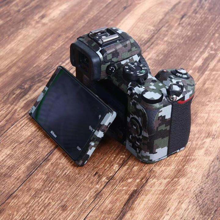 ชุดฟิล์มสติ๊กเกอร์ป้องกันบอดี้กล้องสำหรับไนคอน-z50-z6-z7-z7ii-z6ii-ลายพราง-z5การตกแต่ง-diy-พื้นผิวหนัง