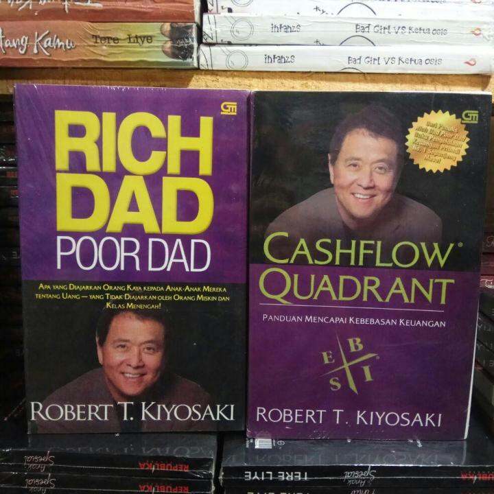 Paket Hemat 2 Buku Rich Dad Poor Dad Cashflow Quadrant By Robert T