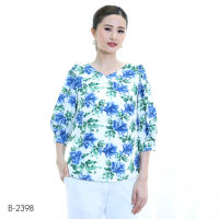 MIKIKO Blouse MI-B2398 โคโม่ จินจีร่า แขนยาว IGPU23-1