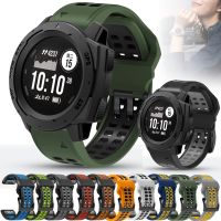 （Bar watchband）ForInstinct 2 /Instinct TacticalStrap Quick Release Watchband 22MmBandColor สร้อยข้อมือซิลิโคน