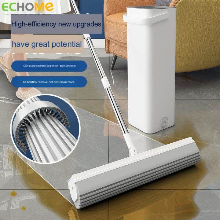 echome-2023-flat-mop-hand-wash-free-new-upgrade-one-click-squeeze-water-rubber-sponge-mop-dry-wet-dual-mops-floor-cleaning-tools