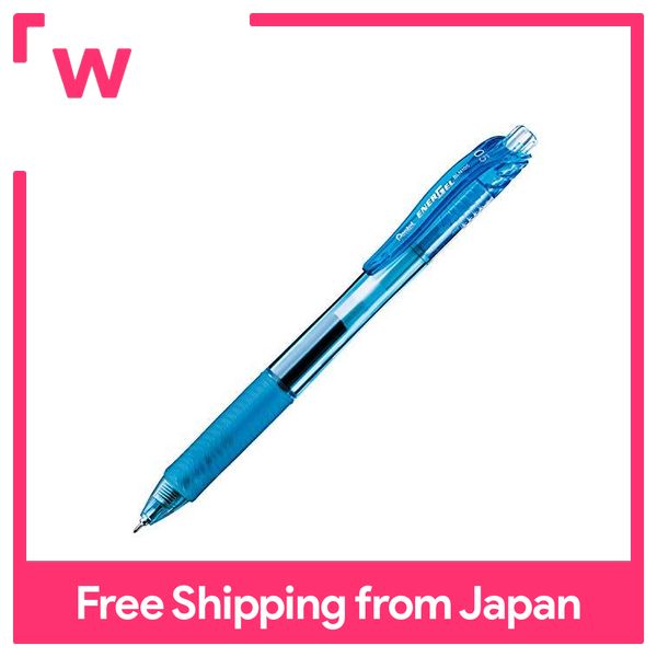 Sky Blue BLN105S-A Japan Pentel EnerGel-X Ballpoint Pen 0.5 mm Black Ink 