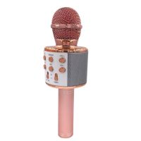 Wireless Bluetooth Speaker Home Mic Microphone Flash LED Light Handheld Microphone Mobile Phone Music Player