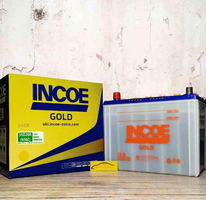 AKI INCOE GOLD N50Z HYBRID ACCU MOBIL FORD ESCAPE ELANTRA HYUNDAI H1