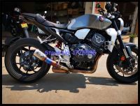 สำหรับตัวเก็บเสียงท่อไอเสียมอเตอร์ไซค์ฮอนด้า CB1000R พร้อมข้อต่อท่อไอเสียไทเทเนียมอัลลอยสลิป-ออนเอสเคป Demper สำหรับ CB1000R 2015-2024