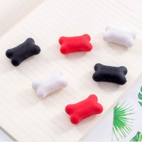 Free ship 6x12x24x48x Cartoon Bone Shape Rubber Erasers for Student Stationery Kids Gifts Party favors Pinata Goody Bag Fillers