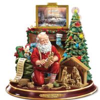 ；‘。、’ Christmas Decoration Sticker Santa Claus Christmas Tree Rotating Train Pvc Window Sticker New Year Home Decoration Navidad 20X30