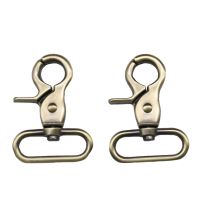 【CW】 2Pcs The Accessories Metal  Luggage Buckle Handbag Ornament Swivel Hanger Clasp 30