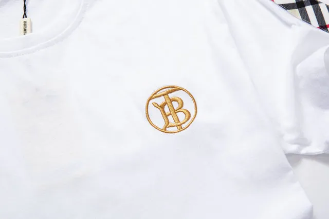 Original Burberry Short Sleeve Shirt For Men Fashion Versatile Men T Shirt  Business Casual T Shirt High Quality Fabric | Lazada