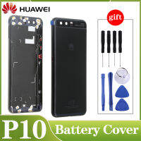 100 Original Back Housing สำหรับ P10ฝาหลังแบตเตอรี่พร้อมเลนส์กล้องสำหรับ P10ด้านหลังเปลี่ยน