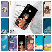 YU195 Spirited Away Black อ่อนนุ่ม เคสโทรศัพท์ หรับ Samsung A01 A50S A31 M31 M21 A51 A10S A30S A11 A20 A50 A21S A21 M30 A71 A20S A70 M30S A30 A10 M51 ปก