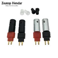 ✻☜ 1Pair Hifi Earphone Copper Pin Male Plug for HD650 HD600 HD580 HD25 HD414 HD430 Headset Cable DIY Headphone Jack Connector