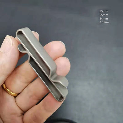 KUVN พวงกุญแจคาดเอวทำจากไททาเนียมอัลลอยด์หัวเข็มขัดแขวนพวงกุญแจรถ