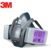 3M 6502QL พลัส 7093CN สูท ชุดฟิลเตอร์ซิลิโคนครึ่งหน้า ขนาดกลาง หักด่วน แขวนได้ เหมาะกับทุกโอกาส