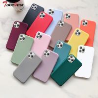 Candy Solid Color Phone Case For Samsung Galaxy Note 20 Ultra 10 Lite Plus 9 8 Coque Silicone Soft TPU Matte Cover