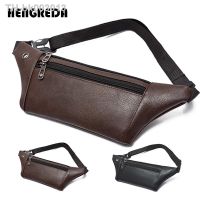 ﹉ Fanny Pack Banana Bag Men Belt Bags Money Phone Pocket Pouch Hip Bum Waistbag Bag Hengreda 2020 Earphone hole