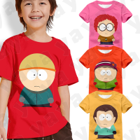 YAYA * เสื้อยืด South Park สำหรับเด็ก,เสื้อยืดแฟชั่นแขนแขนสั้นคอกลมใส่ได้ทั้งเด็กผู้ชายและเด็กผู้หญิงของขวัญวันเกิด