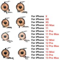 แผงที่ชาร์จไร้สายชาร์จไฟชิป NFC ปุ่มปรับระดับเสียงยืดหยุ่นพร้อมสติกเกอร์สำหรับ X XR XS 11 12 13 Pro Max